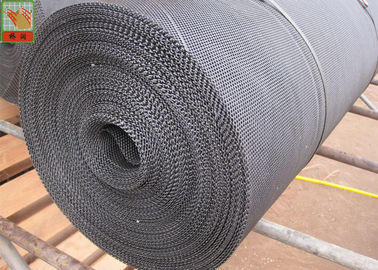 Color de alta resistencia del negro del rollo de la malla de la ostra del HDPE de la fuerza 25 metros de longitud