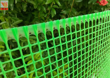 Cerca plástica de la red de la malla del jardín, protección del jardín que pesca color verde