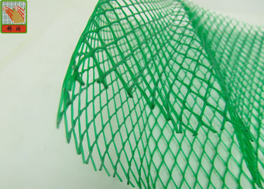 El agujero del diamante del HDPE sacó red plástica, funda verde de la malla del plástico protector